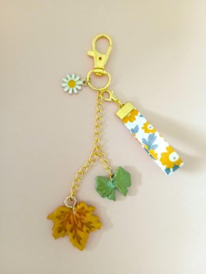 Porte-clés " Journée d'automne "